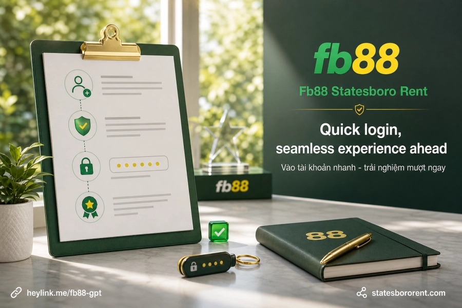 Fb88 login process with username, case-sensitive password, and 2FA verification