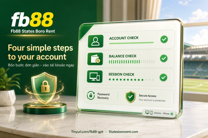 các bước đăng nhập tài khoản Fb88 nhanh trong 30 giây