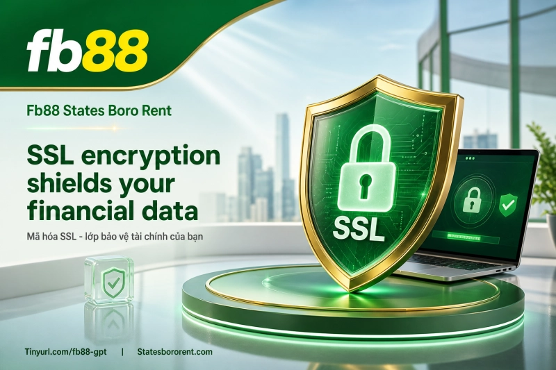 công nghệ bảo mật SSL 128-bit Fb88 bảo vệ dữ liệu tài chính người dùng